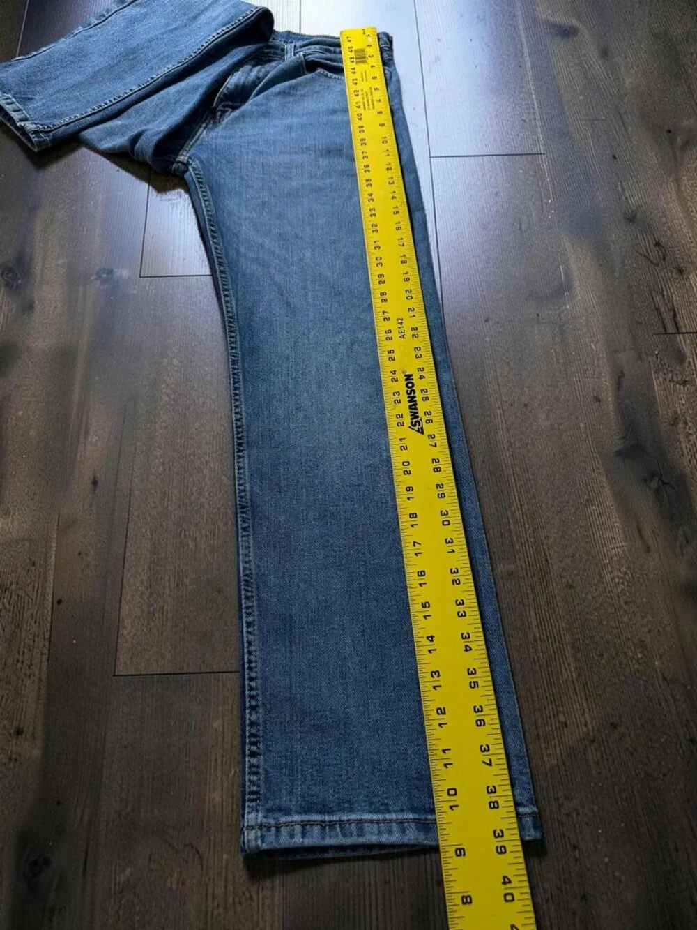 Levi’s 505 Jeans Men’s 32x30 Blue Solid Regular Fit Y2K